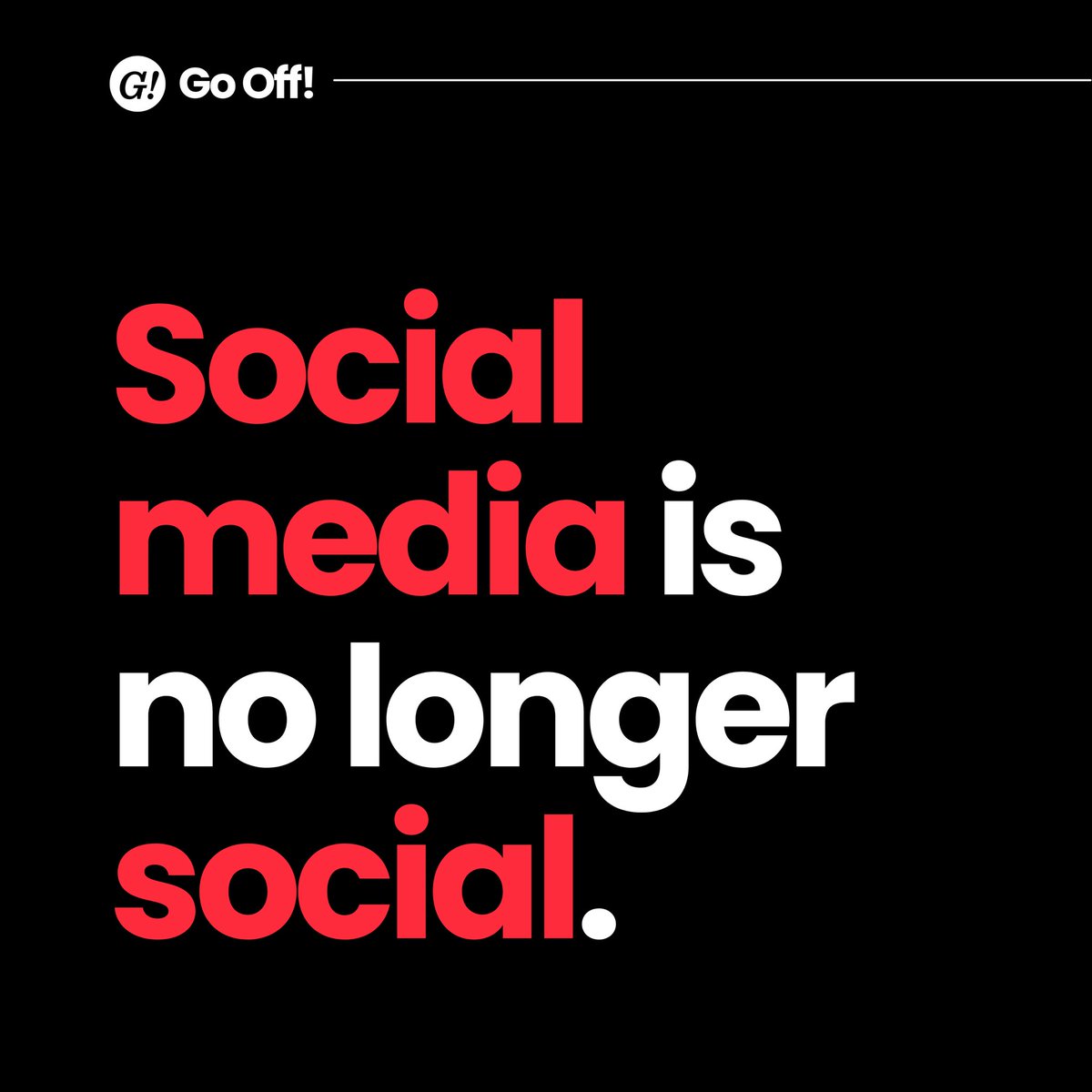 GoOffCo's tweet photo. It’s time we admit that… https://t.co/TMXtXBBsDA