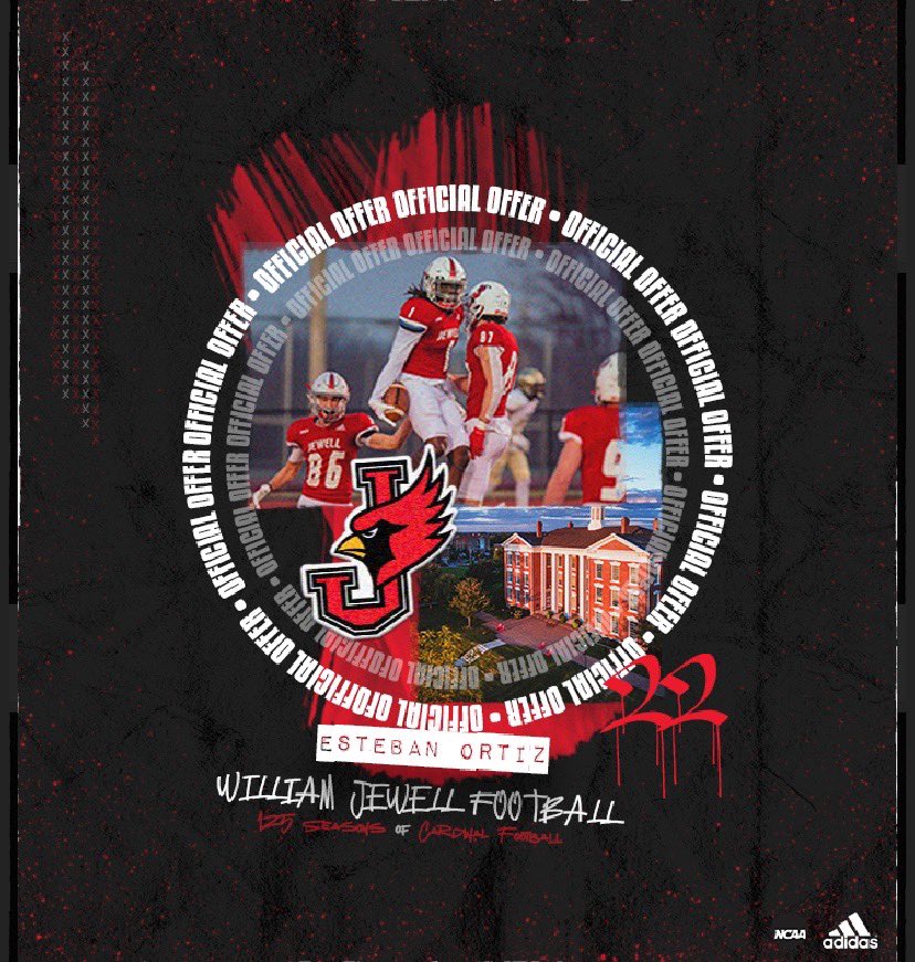 After an amazing conversation with Coach <a href="/JRiase/">Coach L.Jerome Riase</a> I’m extremely grateful to announce that I have receive my first offer from <a href="/JewellFootball/">William Jewell Football</a> <a href="/Coach_GetWright/">Coach Wright</a> <a href="/UCFOOTBALLNJ/">Union City Football</a>