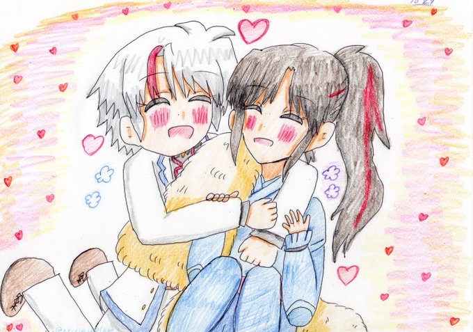 笑い合うのtwitterイラスト検索結果