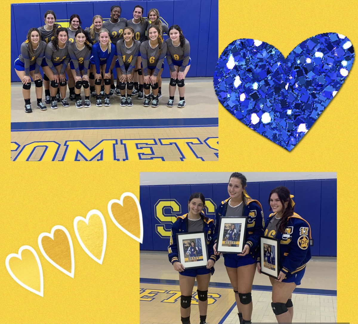 SCC Volleyball with BIG WIN on SENIOR NIGHT!💫🏐💙💛🏐💫
#Volleyball #SeniorNight #GoComets <a href="/SCC_Comets/">SCC Athletics</a> Congrats to our SCC Volleyball team for a hard fought win over Destrehan tonight!🌟🏐🌟