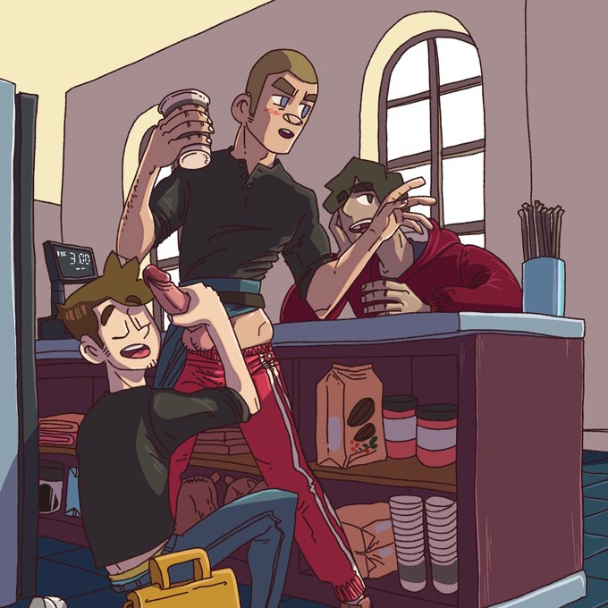 3 pic. Art train Choo Choo!??
Thanks @Kazzeart for tagging!

Gotta love these sexy artsy people!
@mostazaaaaaa