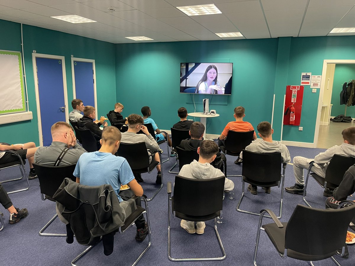 Our superstars watching themselves in where’s your head at. 

What a great watch. We were inspired by the young people & staff from @RYA_YOUTHCLUB, @PKAVScharity, @heavysoundCIC. You are all awesome. 

So proud of young people.

Thanks @KayeNicolson for amplifying their voices.