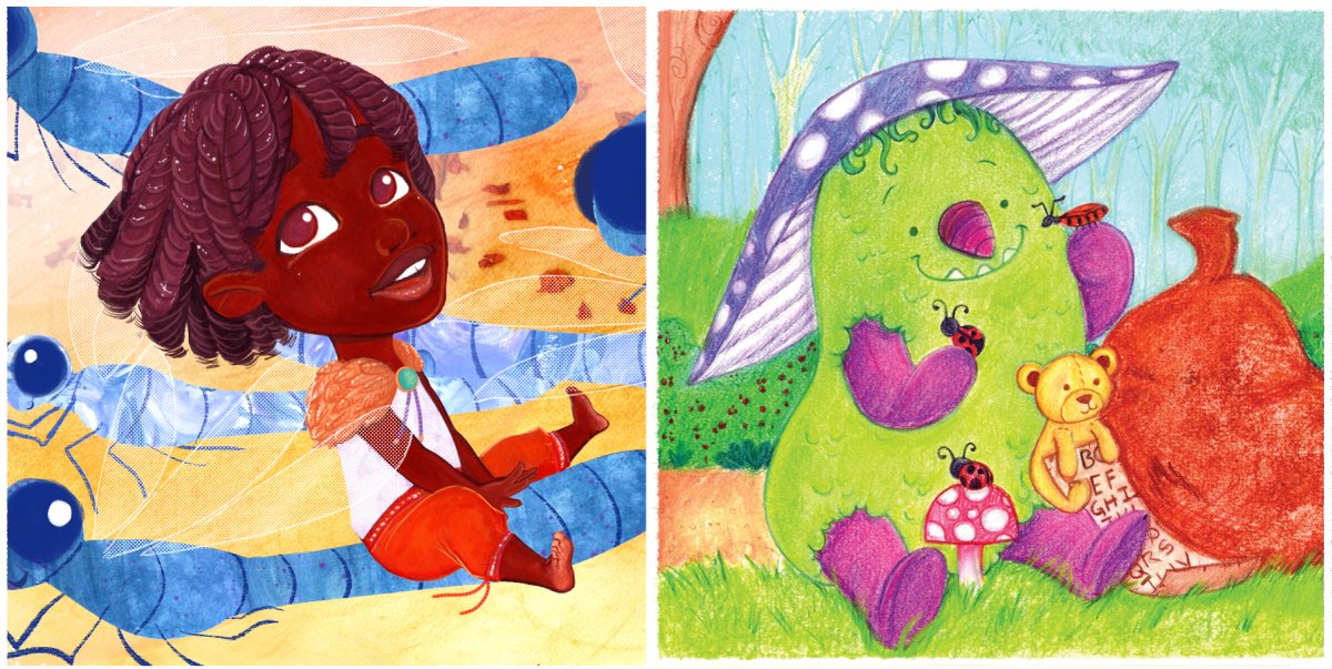 RayahJaymes's tweet photo. Howdy!
I'm a multidisciplinary artist creating diverse art &amp; stories that inspire compassionate action.  
I love realism, whimsical, collage &amp; playful design! Seeking Agent for PB Dummies &amp; MG GNs to query! And #WFH
Portfolio: https://t.co/m3ZqPznarT

#DVpit #DVart #BVM #LGBTQIA https://t.co/vmoZOWEyQv