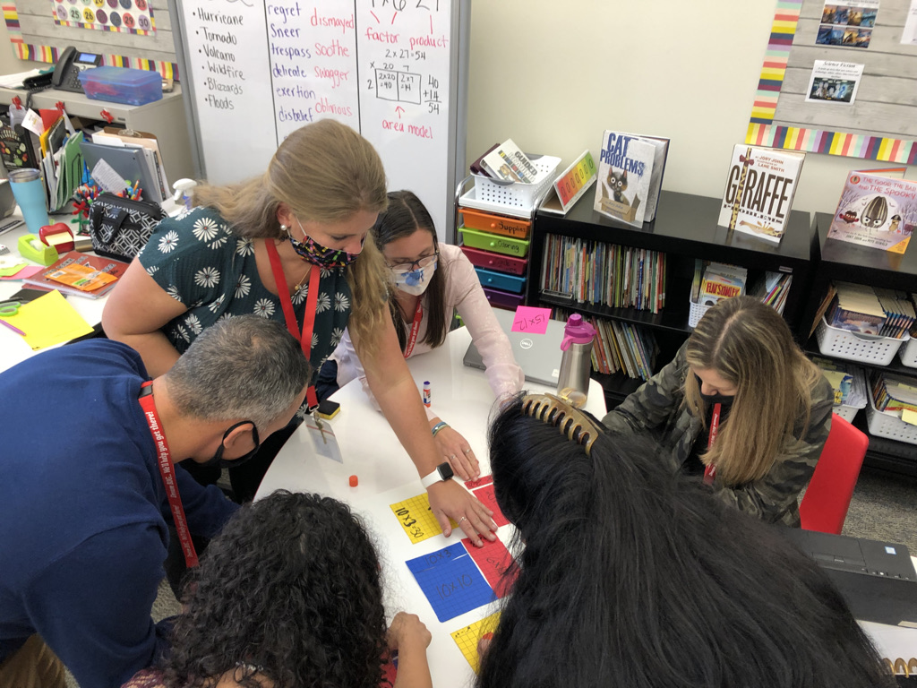 CherylCuddihy's tweet photo. So excited to collaborate with Gr. 4 @rbmsROCKETS Ts to plan for the upcoming #MondrianArt project focusing on #AreaModels. Putting our heads together, we came up with a plan that will truly exemplify #ArtsIntegration. Ss artifacts will debut this Nov. in #RBBisBIA. https://t.co/0jLX3Uo5zC