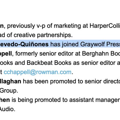 Graywolf Press's Photo