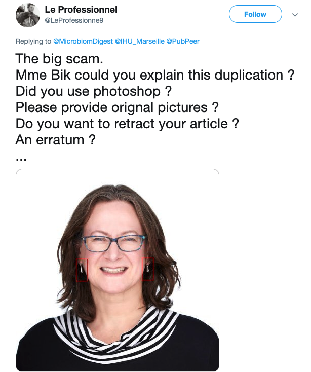 MicrobiomDigest's tweet image. More than 300 @IHU_Marseille papers @PubPeer with concerns on image duplication, unauthorized human subject research on homeless, minors, people in Africa.
No scientific answers from the institution. 
Just ad hominems, insults, and legal threats.
I'm not going to be silenced.