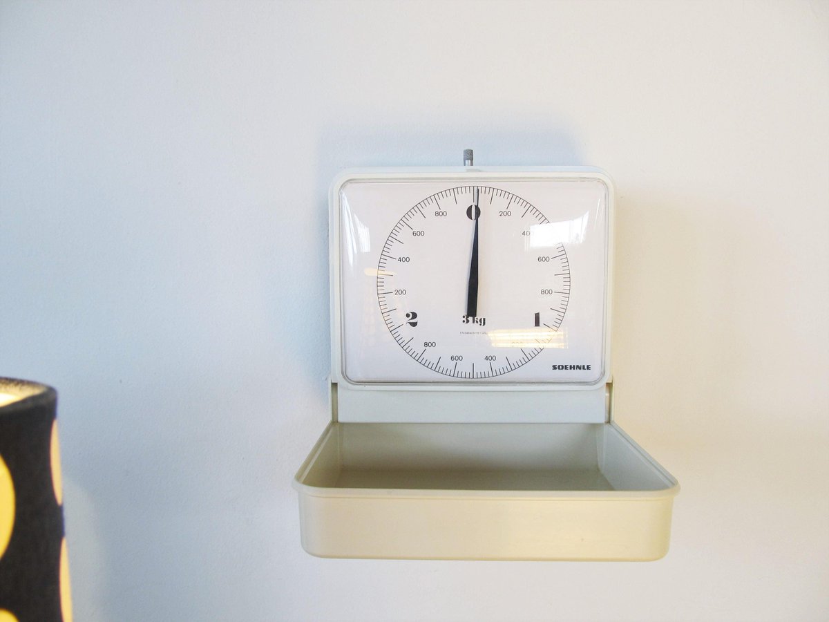 MaLanterne's tweet photo. Vintage Kitchen Scale SOEHNLE, Retro Wall Mounted Kitchen Scale, Weight Scale 3Kg, White and Cream Color, Plastic Scale, Germany, 70s https://t.co/qSPtgksAWC #Vintage #Wedding #Homedecor #Retro #covid19 #Christmas #Gifts #Halloween #KitchenRecipes https://t.co/TZ4QCZjDaZ