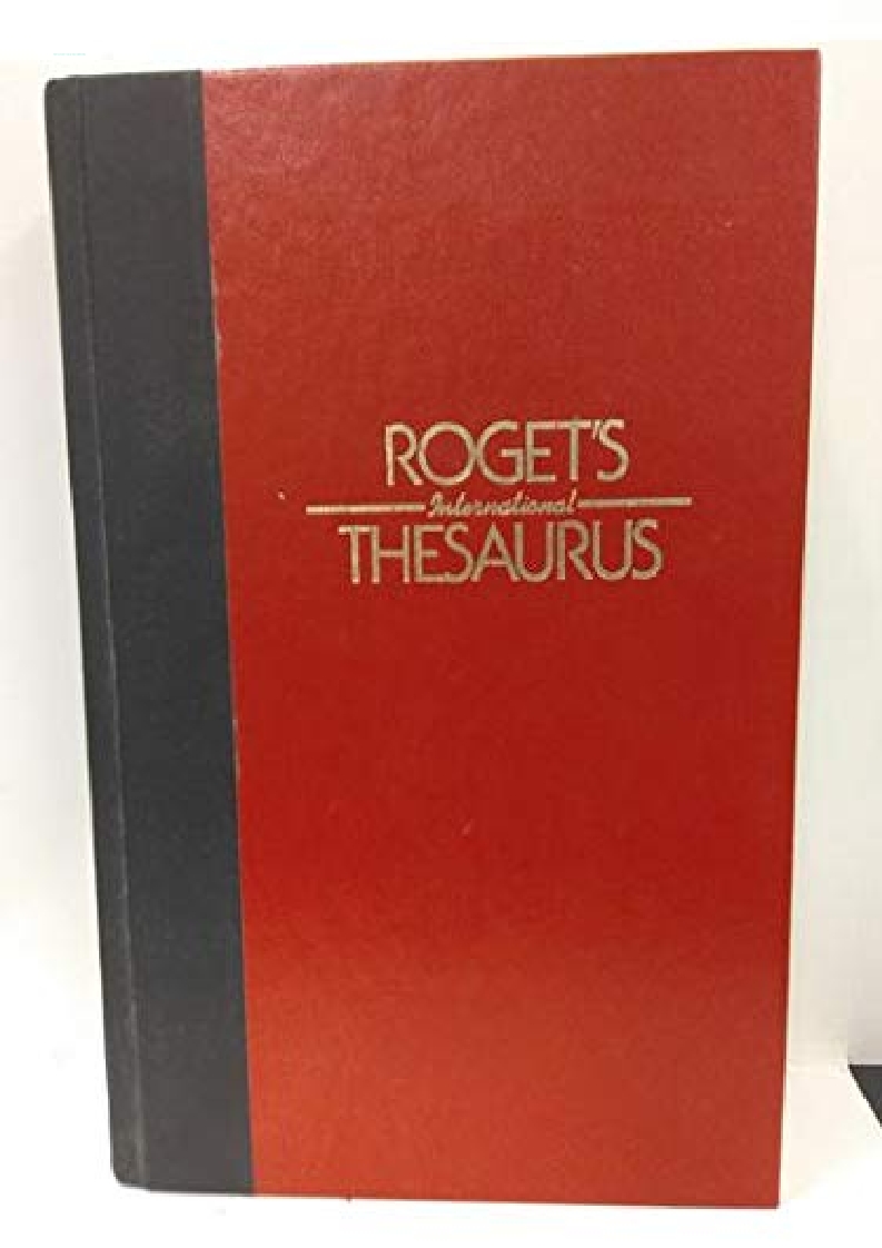BOOKPDF Roget's International Thesaurus (Harper Colophon Books