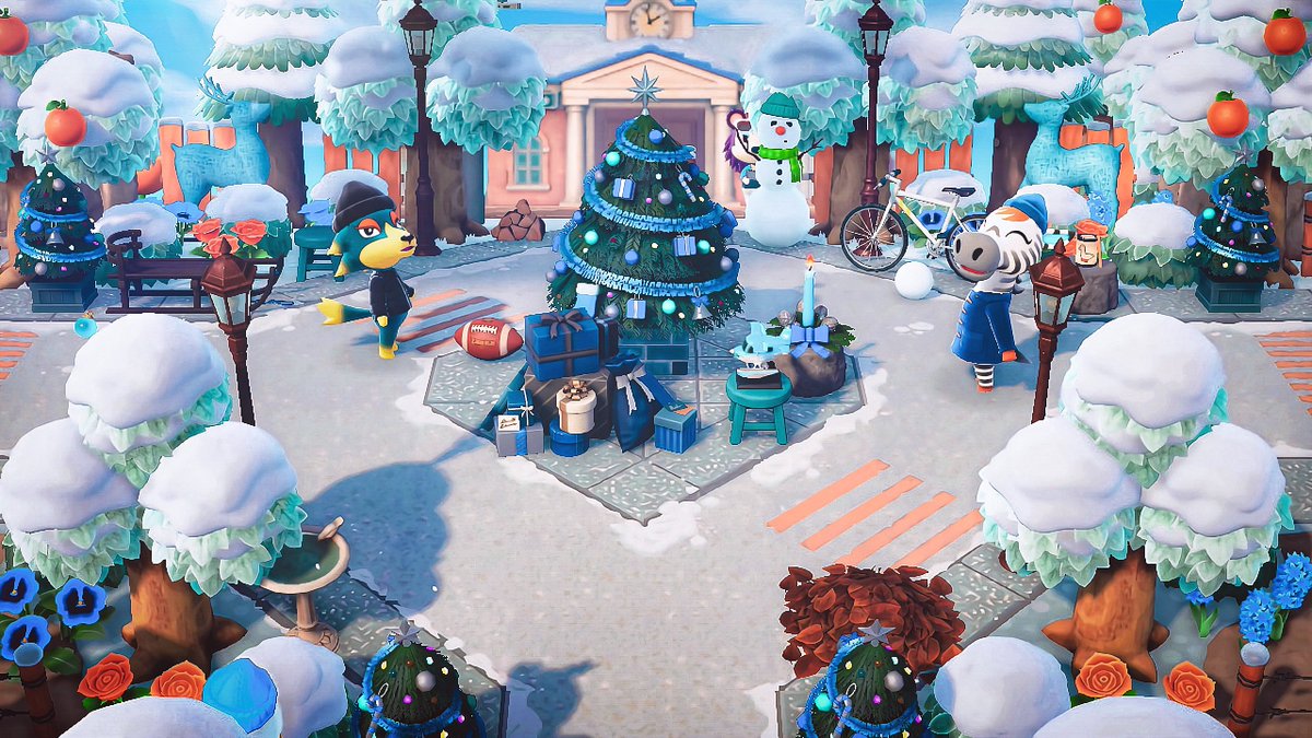 bertcrossing's tweet photo. Winter on Bertown 👀🎄⛄️
#ACNH #AnimalCrossing https://t.co/mACRmI6VDM