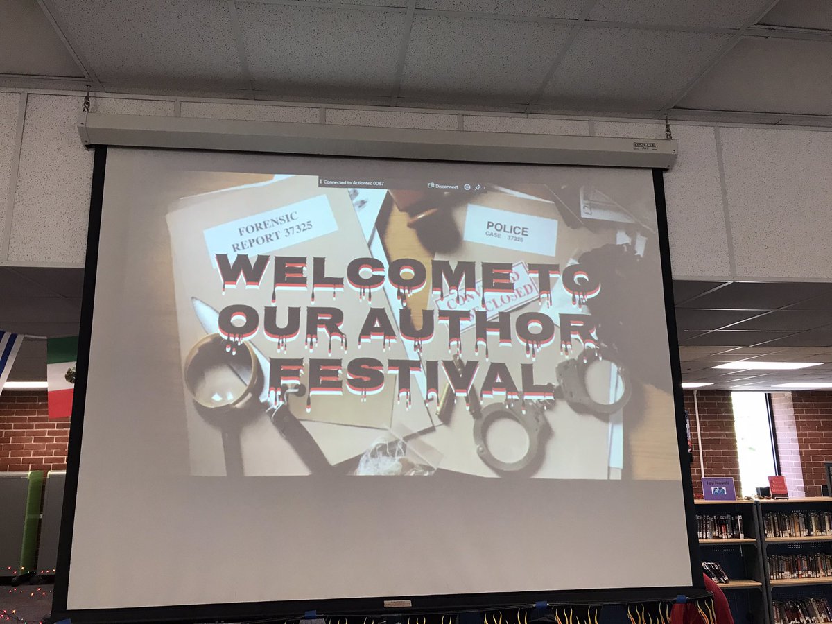 beach_nole's tweet photo. Super fun day doing a Murder Mystery in the library. The students had fun and learned a bit about find the details and evidence to support their theories 😉 thanks @CarrieFriday for the idea!#murderinthelibrary #bestjob #challengerlibrary https://t.co/PwJbU0Uwwj