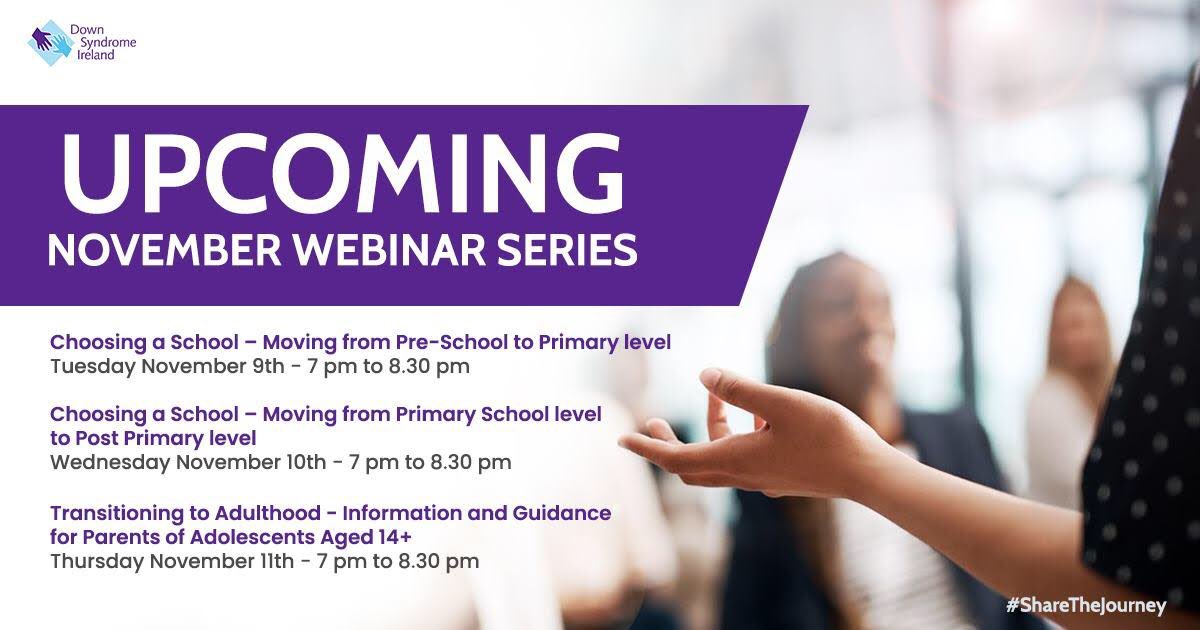 DownSyndromeGal's tweet photo. SAVE THE DATE FOR YOURSELF 
&amp;
PLEASE PASS ONTO ALL OF YOUR SCHOOLS WHEN YOU RETURN TO SCHOOL
Registration for each webinar will open on November 1st
#edchatie #edchat 
Read more here:  https://t.co/lFn2j8HBI2 https://t.co/AspfBNKPBF