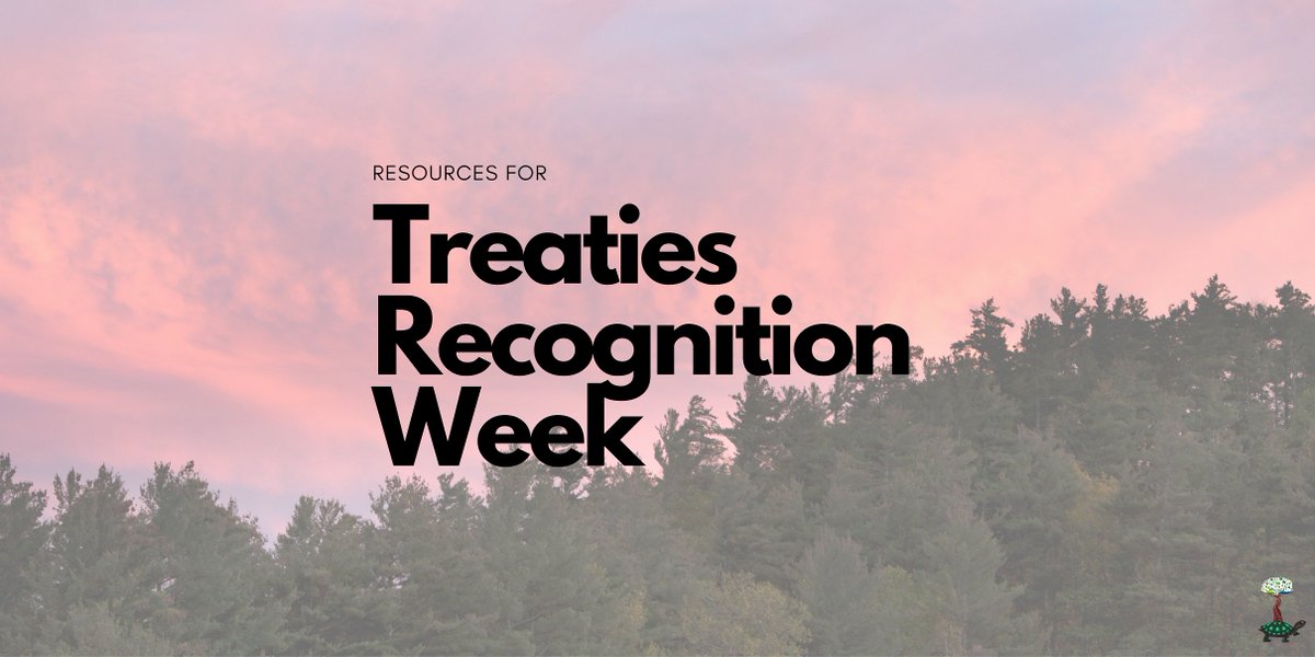 NaturlCuriosity's tweet photo. The first week of November is Treaties Recognition Week in Ontario, a week dedicated to educating all treaty people about the history and importance of the commitments made between Indigenous and settler peoples. For resources please visit our Pinboard📌https://t.co/9iAj7b11cu https://t.co/g6OS4UikdY