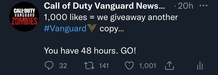 CODMW4Informer's tweet photo. 🚨GIVEAWAY ALERT🚨

On the 28th of October, we’ll be giving away a Ultimate Edition #Vanguard Pre-Order! 

RT = HYPE! 😃

Follow us, @CODWW2Vanguard to stay tuned for it! https://t.co/9sjPWsUYkS