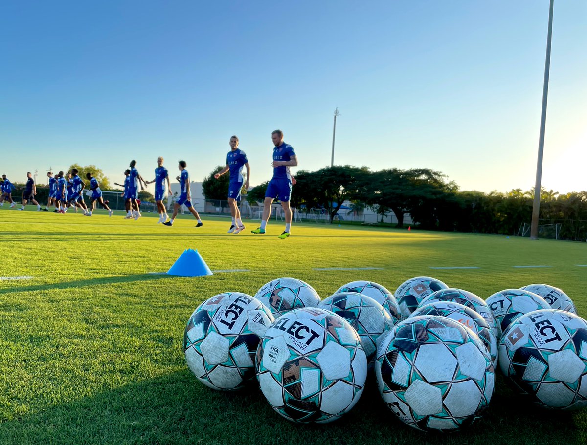 TheMiamiFC's tweet photo. Getting that work in ahead of tomorrow’s 23-minute match. https://t.co/XQjEZIwbMY