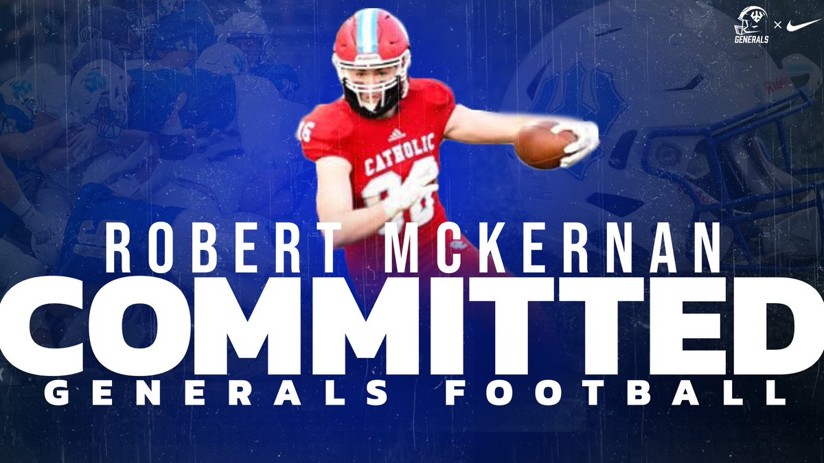 Robert Mckernan (@robertmckerna10) on Twitter photo Extremely excited to announce my verbal commitment to the application process at Washington and Lee University❗️❗️❗️<a href="/bryce_pm/">Bryce Perry-Martin</a> <a href="/coachlerose/">Coach Lerose</a> <a href="/Catholic_FB/">CCHS Football</a> <a href="/MichaelBrodowi2/">Michael Brodowicz</a> @Carter250_ <a href="/CoachRuggles/">Coach Ruggles</a> Extremely excited to announce my verbal commitment to the application process at Washington and Lee University❗️❗️❗️<a href="/bryce_pm/">Bryce Perry-Martin</a> <a href="/coachlerose/">Coach Lerose</a> <a href="/Catholic_FB/">CCHS Football</a> <a href="/MichaelBrodowi2/">Michael Brodowicz</a> @Carter250_ <a href="/CoachRuggles/">Coach Ruggles</a>