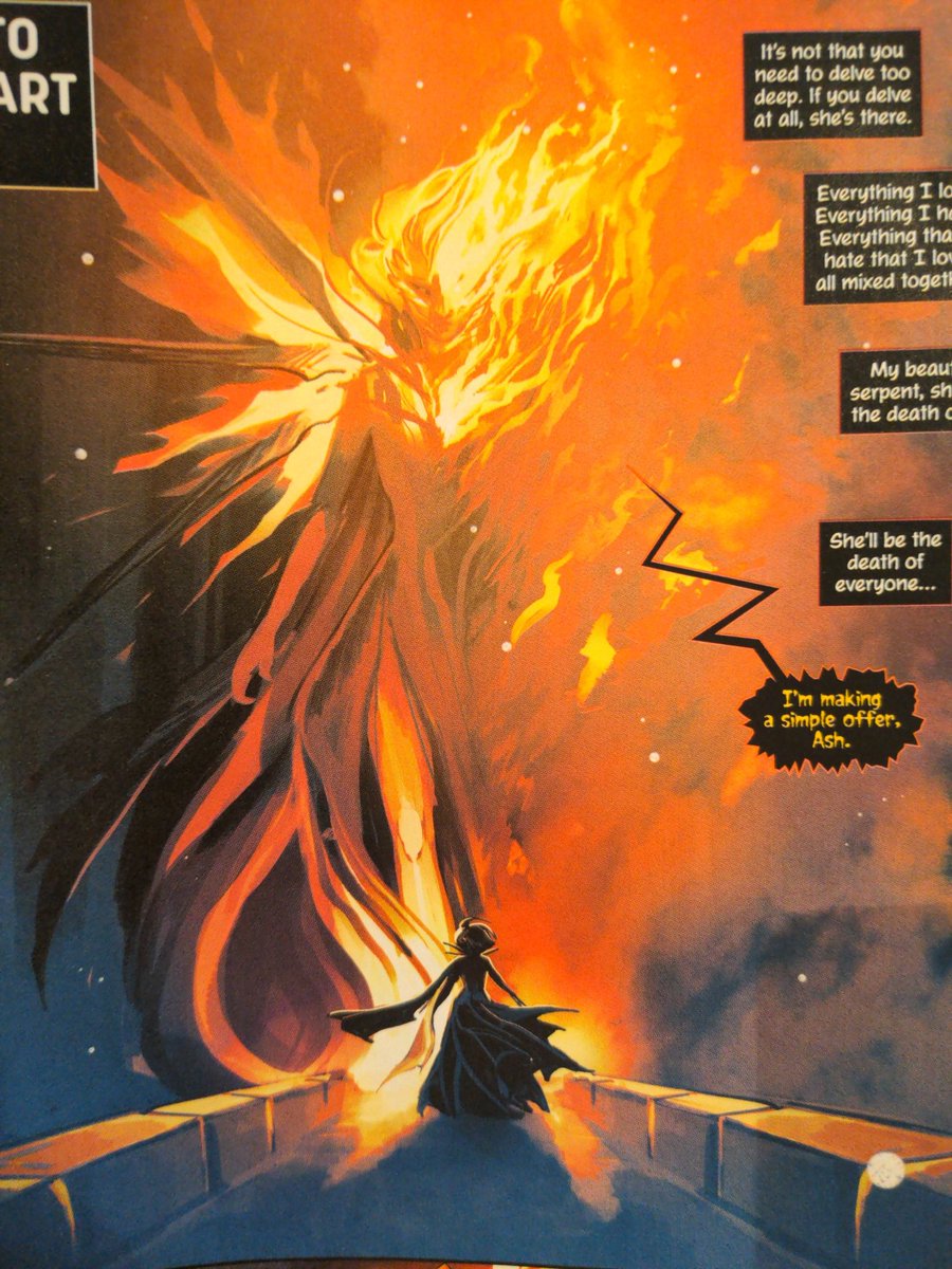Chaz_js's tweet photo. Honestly this comic might be the most stunning comic I've ever seen #Die #Issue19 @HansStephanie https://t.co/p6xHU05Klh