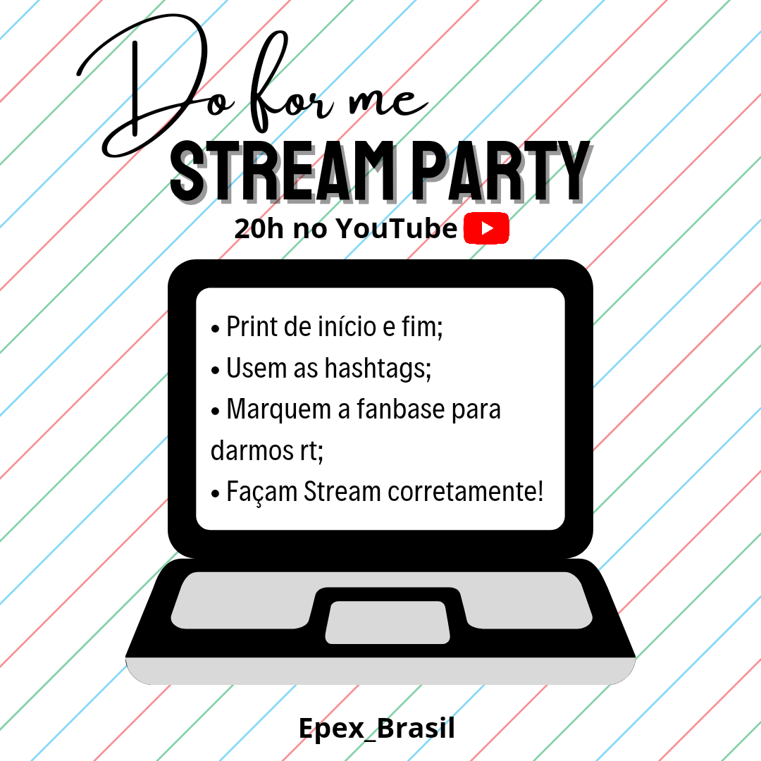 Epex_Brasil's tweet photo. Em parceria com o @epex_stream iremos realizar uma Stream Party, hoje das 20h às 22h!
tag no tweet abaixo⤵️
#EPEX #이펙스 @by_EPEX @the_EPEX https://t.co/9SEAahitJK
