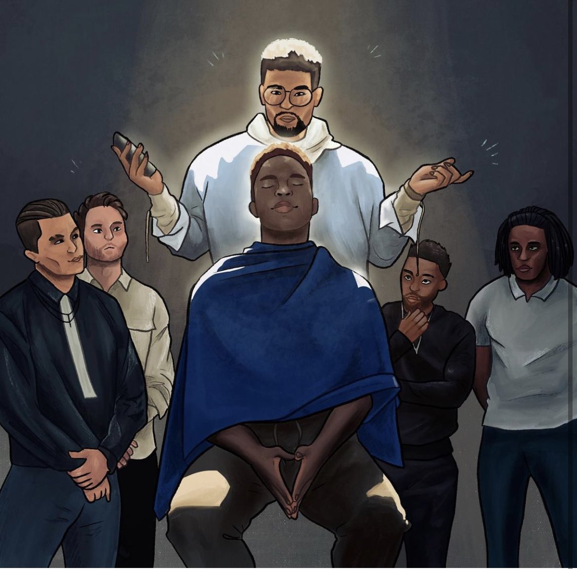 KolaBokinni's tweet photo. Keep the art coming people! It’s amazing ❤️💙 #TedLasso https://t.co/zUyh8JYv8E