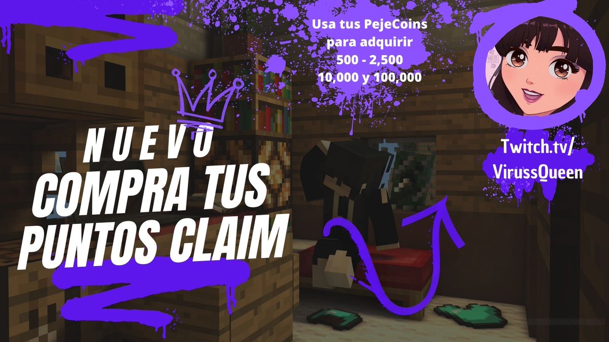 GoddessFresita's tweet image. Nuevo en el servidor #MultiMC 2.0

Podrás adquirir puntos para ampliar tu zona de protección en mi canal con los PejeCoins ♥
500-2,500-10,000 y 100,000

+ Info en:
discord.gg/3N9HGRz