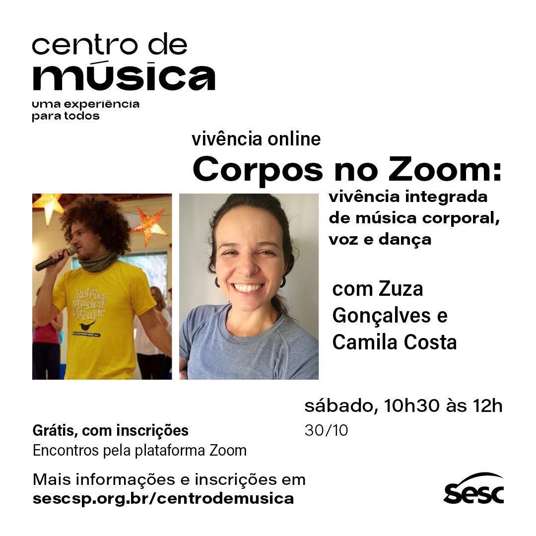 sescvilamariana's tweet photo. Estão abertas as inscrições para dois novos eventos do @cmsesc! Saiba mais e inscreva-se em https://t.co/OtBR9wyWwR. Vagas limitadas. #CentroDeMúsica https://t.co/NXmn8gyYuQ
