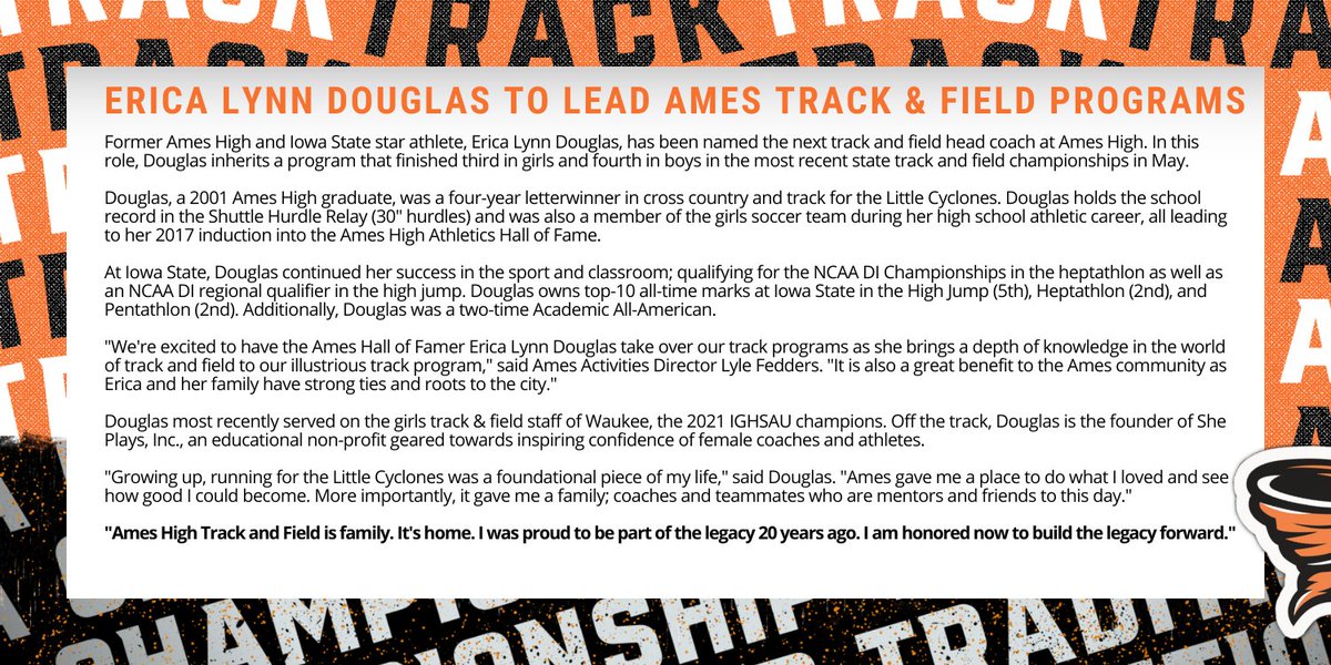 Ames High Athletics tweet media