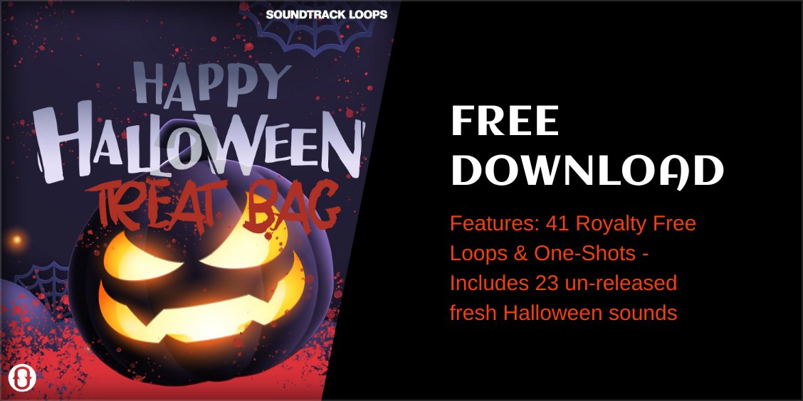 Soundtrackloops's tweet image. 🎃 FREE DOWNLOAD: Bag of Trick or Treat Sounds - No trick, just treats here. Download our Halloween ear candy samples for free. mailchi.mp/63fcc2dfa748/f… #free #halloween #soundeffects