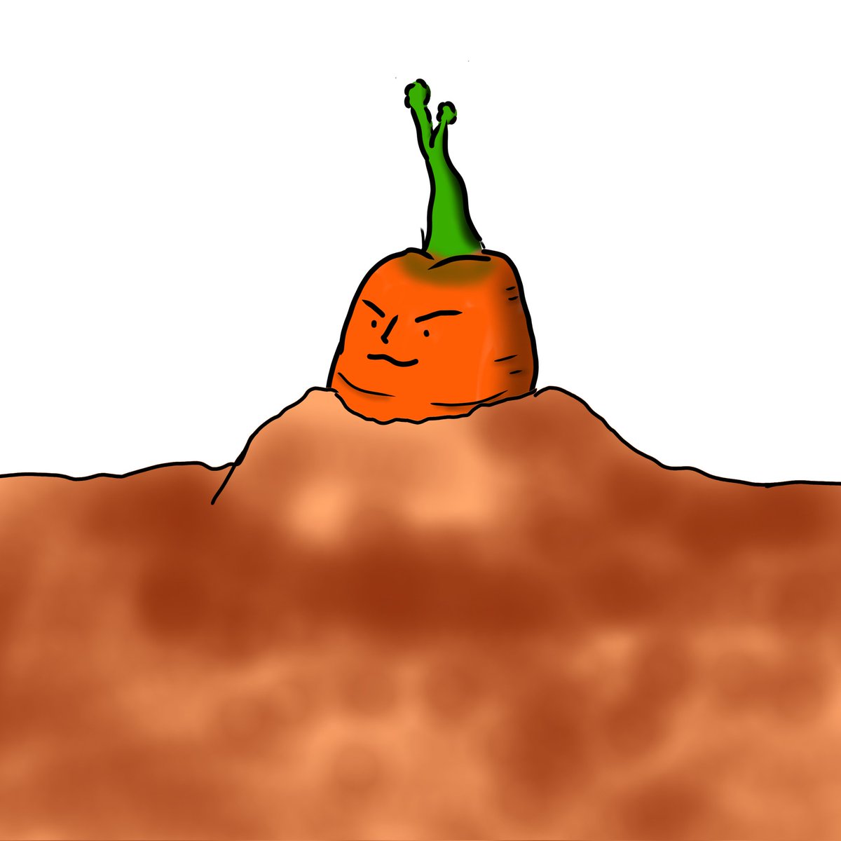 IKANOKAI5's tweet photo. 人参の絵を描きました…
恩人にささげたい…

にんじん…恩人に…
（にんじん…おんじんに…） https://t.co/V1KYD3LqJV