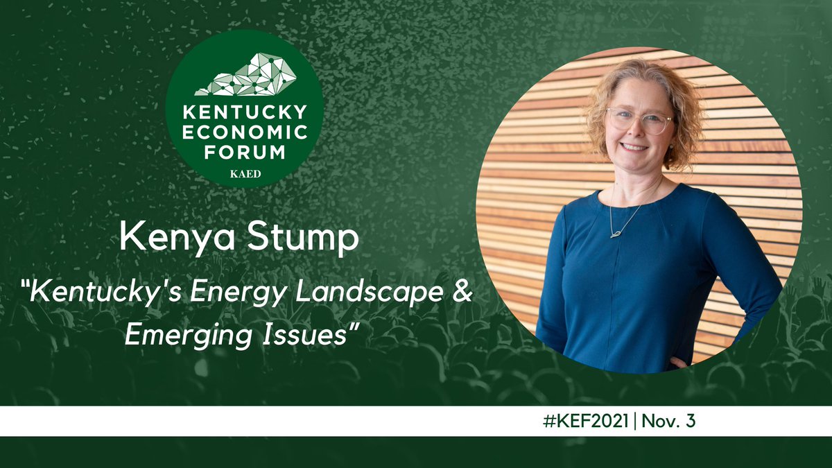 KAEDonline's tweet photo. Kentucky’s leaders will converge at #KEF2021 to celebrate and promote new economic development. Don’t miss a great session with @KentuckyEEC Office of Energy Policy's Kenya Stump on Nov. 3. Learn more here: https://t.co/ezcbUM8XYE. https://t.co/vPukT1DXaP