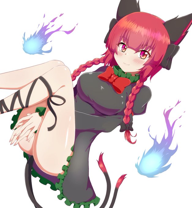 お燐ちゃんカキカキ 