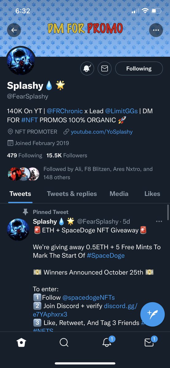 Cldzy1's tweet photo. @FearSplashy Noti gang 🤟 https://t.co/60iuORtsV1
