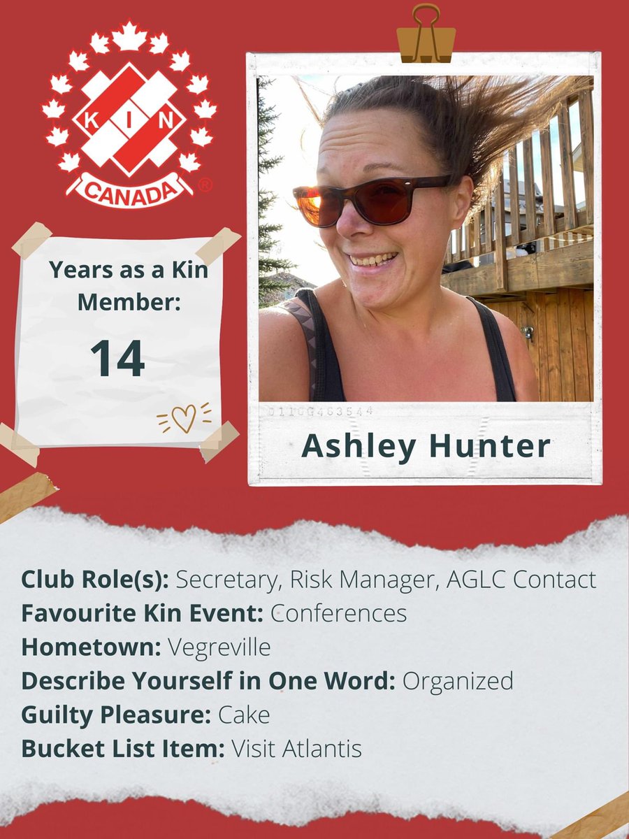 Meet the Red Deer Kinettes' version of a cover girl, Ashley Hunter! 🤩#MeetTheKinette #RedDeerKinettes #RedDeer