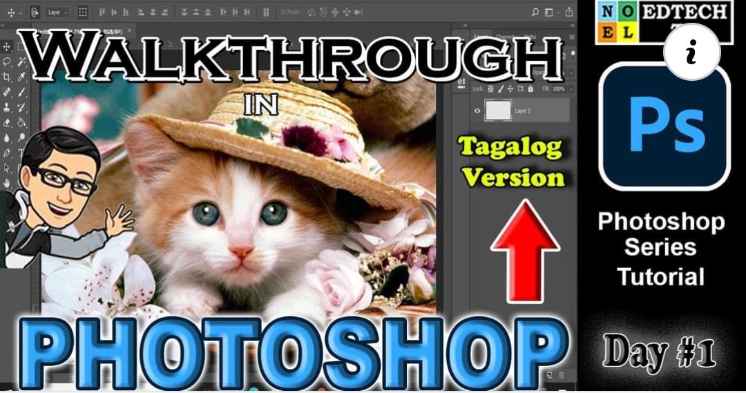 SirNoelDC's tweet photo. PHOTOSHOP TRAINING SERIES TUTORIAL: WALKTHROUGH IN PHOTOSHOP. 

DONT FORGET TO SUBSCRIBE @ YOUTUBE
#noeledtechtv 

https://t.co/uKODb89eUy https://t.co/xtpsUqdwjB