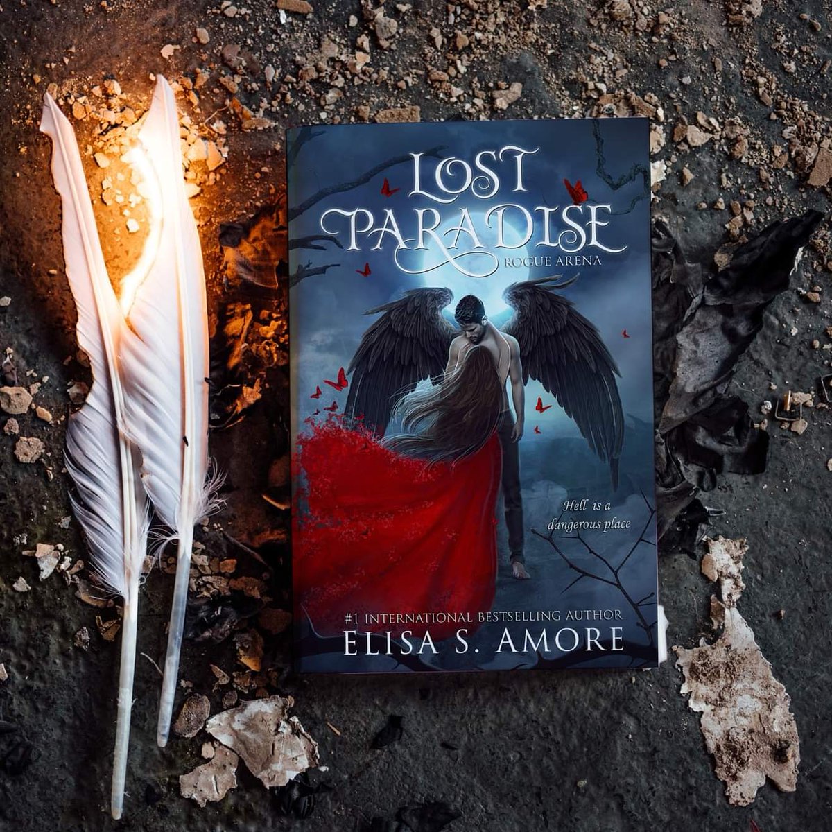 ElisaSAmore's tweet photo. New release! A Dark Romantic Fantasy novel about two lovers lost in Hell who will do everything  in their power to escape. For fans of the #HungerGames #The100 and #TheMazeRunner. #newread #fantasybooks #fantasyfiction https://t.co/jhK20tkoUz