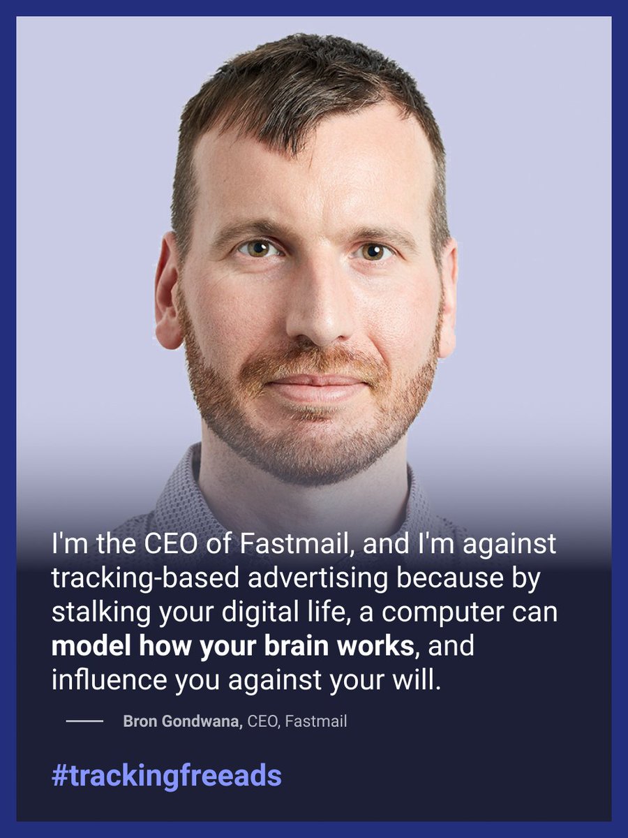I wrote about this a few months ago on our blog fastmail.blog/bron-gondwana/… - the way advertisements stalk us online is one of the worst things about the current internet. #trackingfreeads