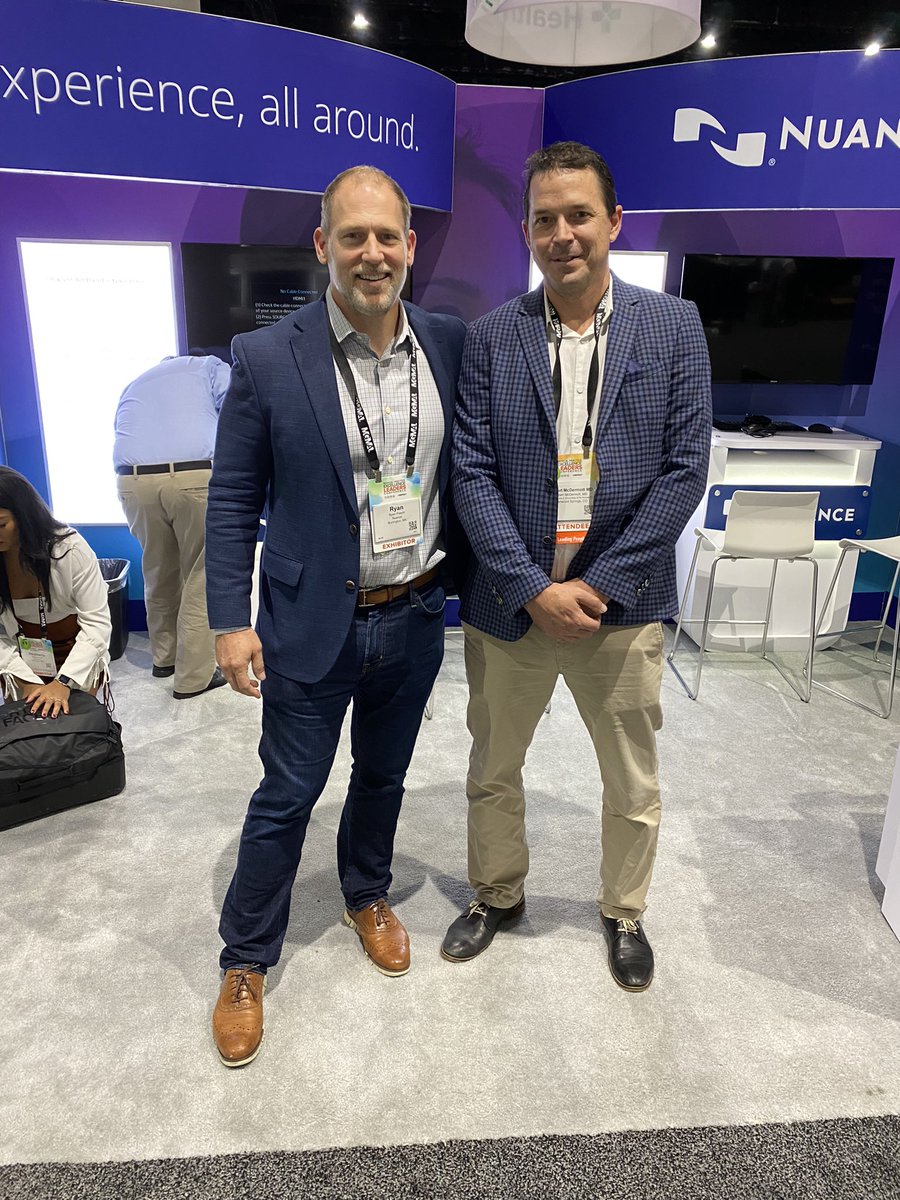 Had the opportunity to hear how Dr. McDermott is transforming the patient exam experience by leveraging #DAX.  <a href="/AAIR_Breathe/">Robert McDermott, MD</a> <a href="/NuanceHealth/">NuanceHealth</a> #Voice #AI #ambient #mgma
