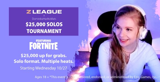 dominikattv's tweet photo. Guys! I will be hosting a $25,000 solo tournament together with @ZLeaguegg starting tomorrow 🔥

Wednesday and Thursday this week (27-28th), with multiple heats and cash prizes!

Sign up for FREE here: https://t.co/BUmAjr2gxT https://t.co/SBelccAmgB