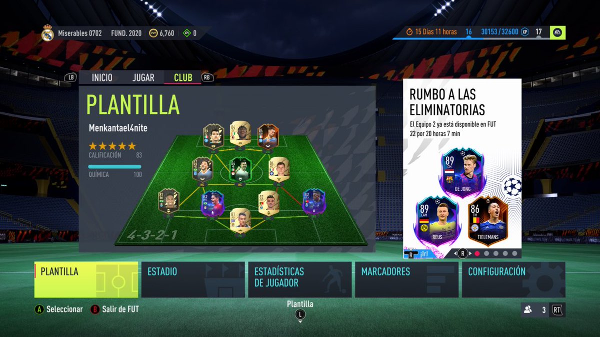 TheXisco's tweet photo. Ayer estaba aburrido he hice  otra cuenta y ya estamos calificados a Fut Champions 🥲😂 https://t.co/hQuO0ra0mr