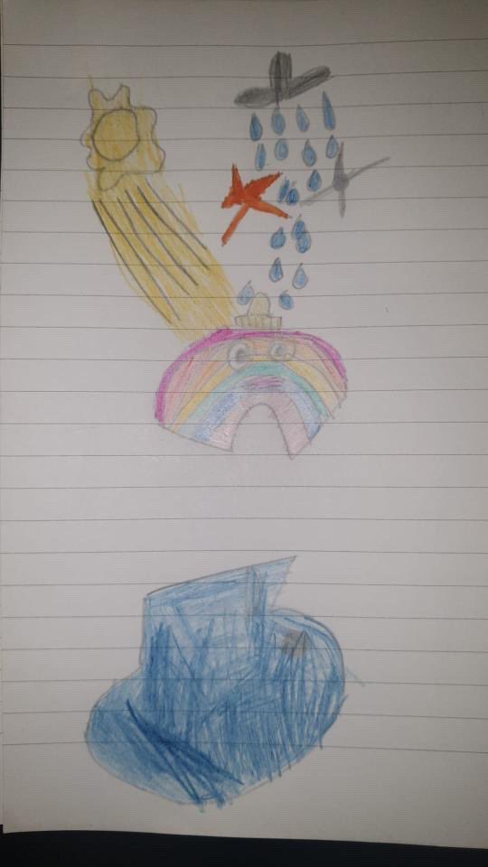 I have ZERO artistic ability but my niece was inspired by the super cute (and already iconic!) artwork from the talented artists at my favourite upcoming project @WGMInterfaces She said you cant have a rainbow without the sun and rain! I hope you enjoy her take on #WGMInterfaces