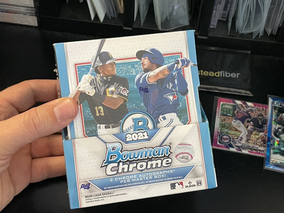 Thanks everyone who engages on the daily!  Here’s a quick giveaway to say thanks:

RT &amp; Follow to enter to win!

2021 Bowman Chrome HOBBY Box

#Collect 

*Winner drawn tomorrow and has 24 hours to claim from video draw to be posted below ⤵️