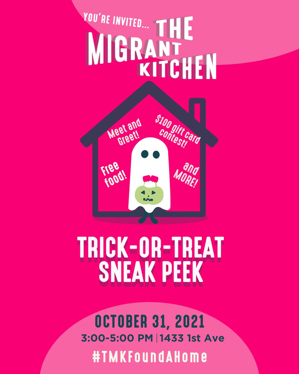 We're opening on the upper east side and YOU are invited to a trick or treat sneak peak of our brand new menu at our brand new location! 👻🎃
