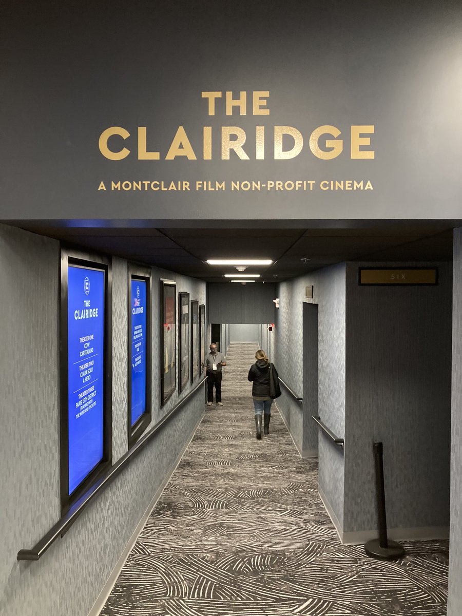 DaltonRoss's tweet photo. Getting ready to check out the Jimmy Carter documentary @CarterlandMovie at the @MontclairFilm reopening of The Clairidge. #MontclairFilmFestival #MFF2021 #MFF21 https://t.co/SM0MEdnDfX