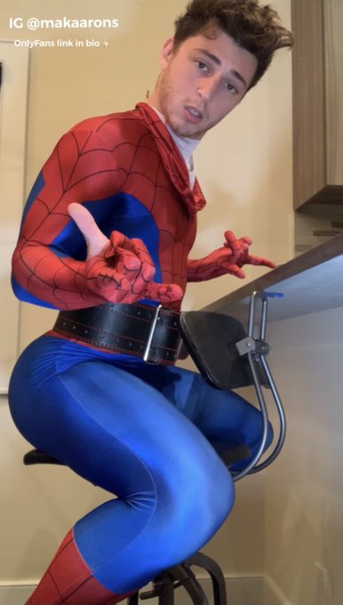 Glad y&rsquo;all are liking spideys appearance on my onlyfans :) https://t.co/vxaaY7vW2J