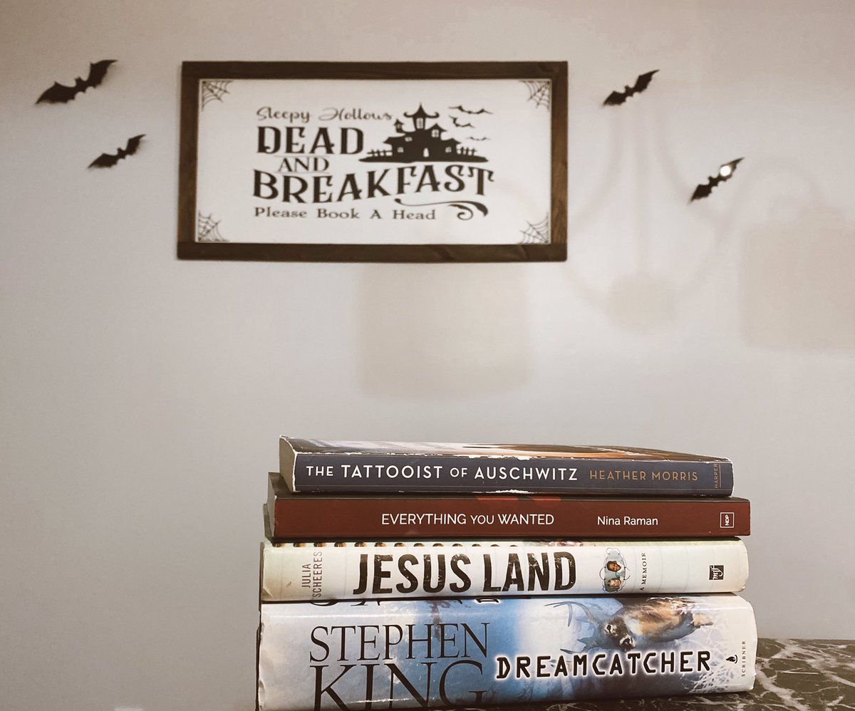 CreatorInst's tweet photo. What's everyone reading? We are about to start Jesus Land, a memoir of coming of age amongst religious extremism. 

@nina_noodles1 I spy something familiar 👀😊

#tbr #modernauthor #reading #writingcommmunity https://t.co/1fdZxbolZV