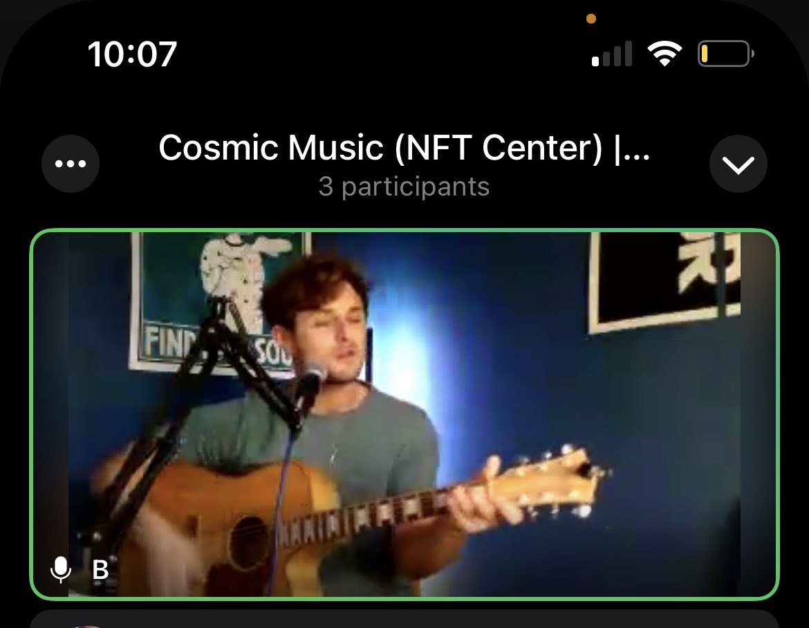 Live music all week in our telegram #cosmicmusic #livemusic