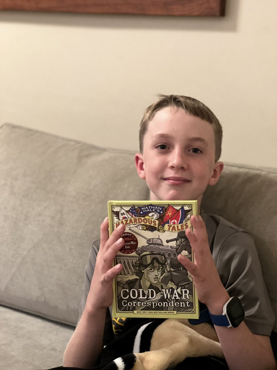 Happy Release Day <a href="/MrNathanHale/">Nathan Hale</a>! One of your fans in Nebraska called about three times to confirm it had arrived in stores and he is enjoying it as we speak. Thanks for all the great history lessons and fun!
