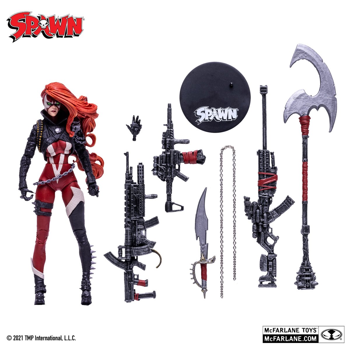 StateOverse's tweet image. 🚨PREORDER ALERT🚨
#Statoversians &amp;amp; @SPAWNcomic fans rejoice, for @Todd_McFarlane's SICK NEW Deluxe #SheSpawn #actionfigure is NOW available for preorder via your friendly neighborhood @Walmart for ONLY $39.88!!

#GamersUnite
THE STATE O' VERSE IS NOW!!
bit.ly/3Eob5CJ