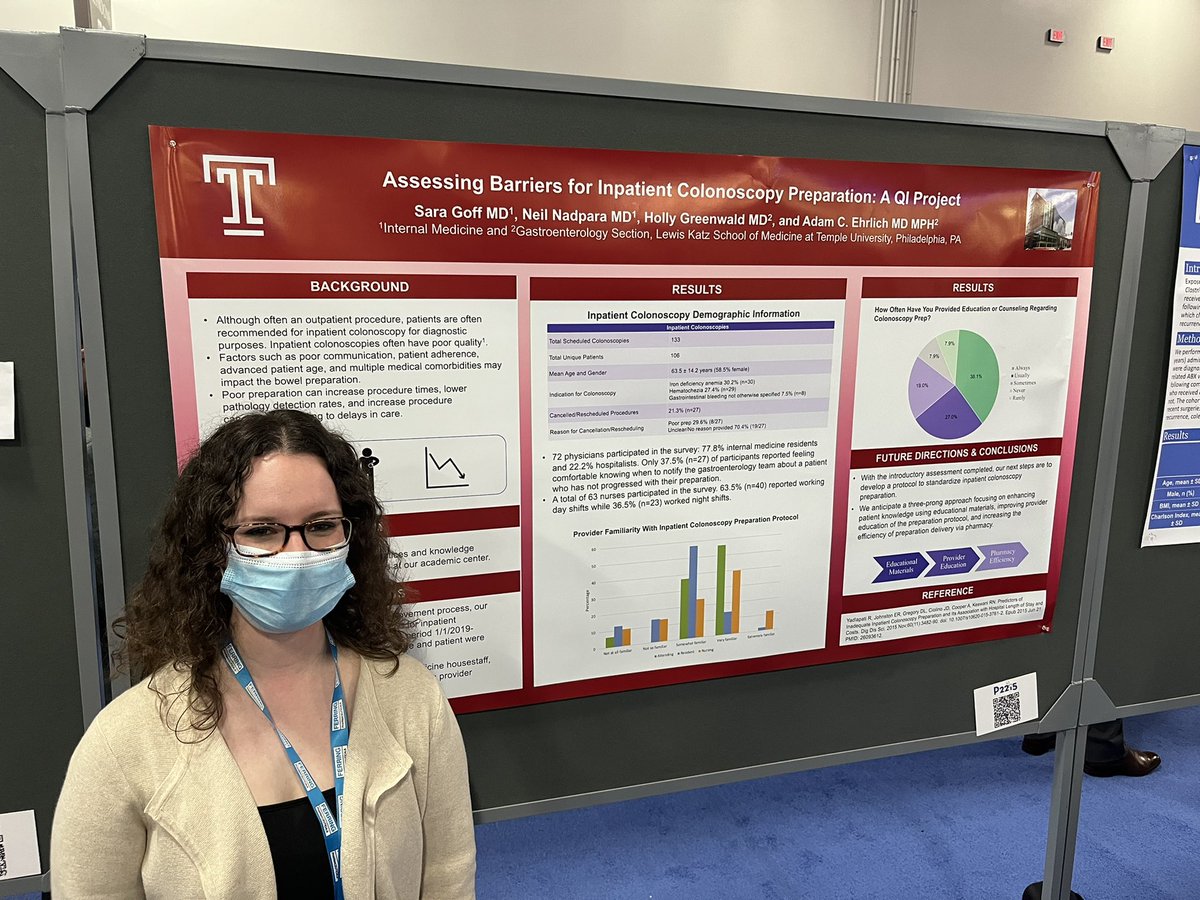 AdamEhrlichMD's tweet image. Many important research posters from our @TempleIM trainees. Well done! #FutureofGI @ZacJurkowskiMD @RKhatriMD @NeilSoodMD @sarabgoff @TempleGastro #ACG2021