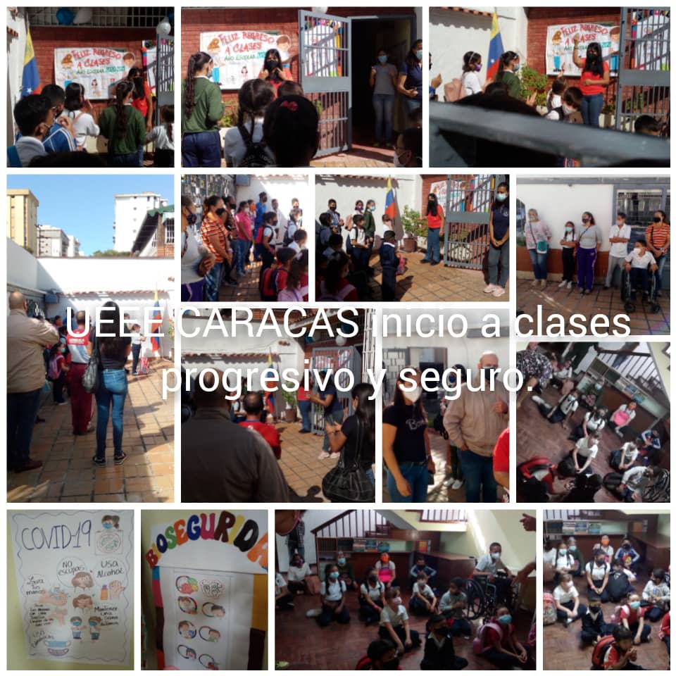 cliflavega's tweet photo. La UEEE Caracas dijo Presente en este segundo día de actividades escolares, cumpliendo con las medidas de Seguridad! @gracielamarilis @_LaAvanzadora @MPPEDUCACION @Funda_cenamec1 @DIYF_ZEDC https://t.co/hlH7JJh4U0