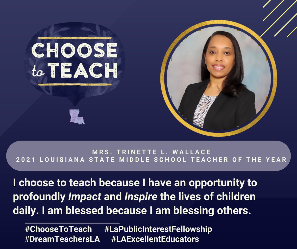 #ChooseToTeachLa #DreamTeachersLa #LAExcellentEducators #la_believes