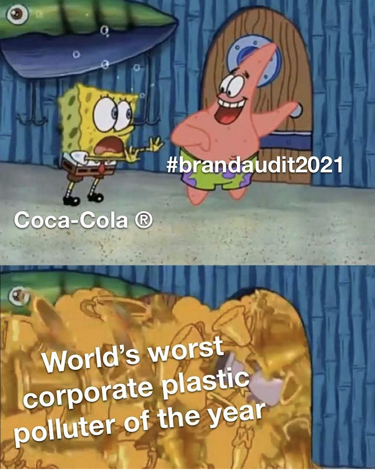 storyofstuff's tweet photo. The results of @brkfreeplastic's annual waste audit are in; congrats @CocaCola on being the actual worst for the 4th year in a row 🏆🏆🏆 https://t.co/buXAPPWqJl